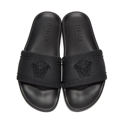 versace jeans mens sliders|Versace slides men sale.